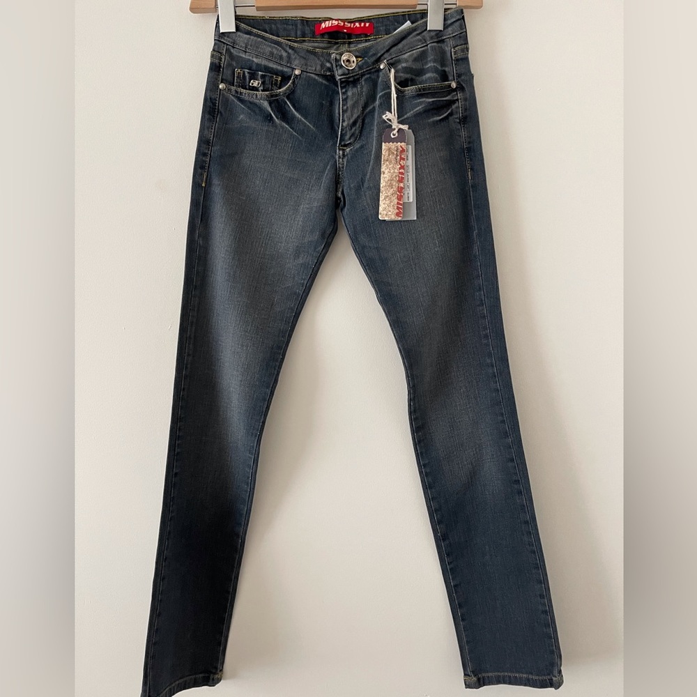 Famous brand miss sixty Italian denim washed 98%cotton